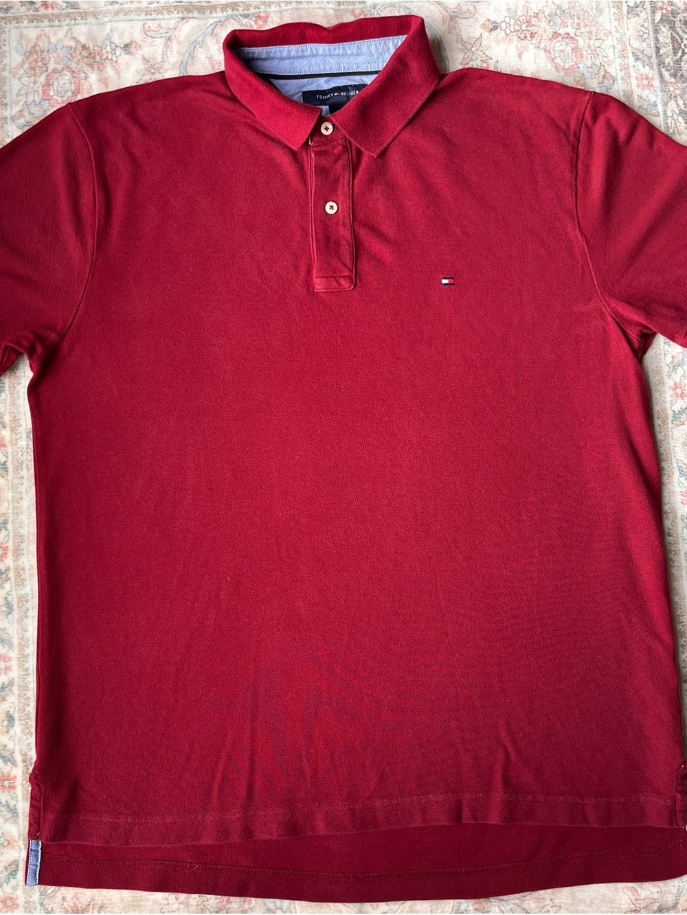 Tommy Hilfiger Men’s Red Polo Shirt